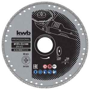 Diamant-Trennscheibe mit Ganzrand für Metall Ø 125 x 1,2 mm