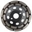 Schleifteller Diamant Ø 125 x 2,9 mm 2-reihig