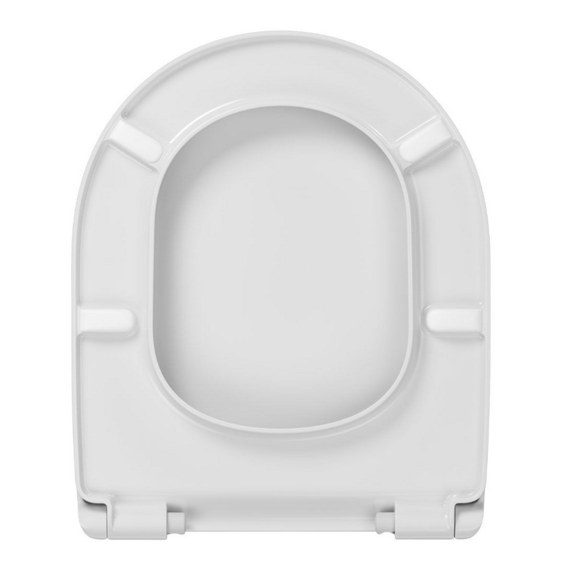 WC-Sitz 'Petani Beach' mit Absenkautomatik weiß Duroplast