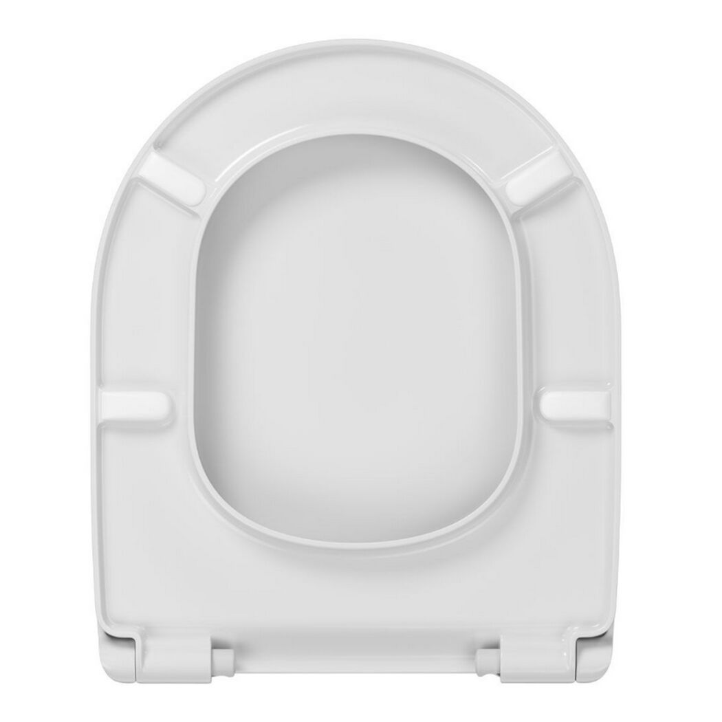 WC-Sitz 'Petani Beach' mit Absenkautomatik weiß Duroplast