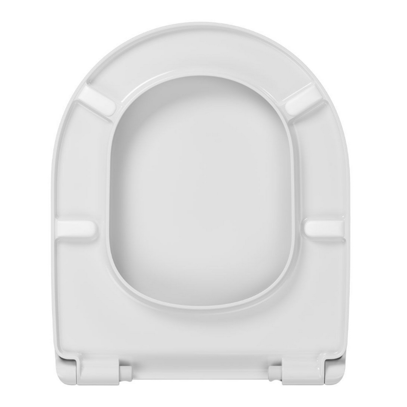 WC-Sitz 'Petani Beach' mit Absenkautomatik weiß Duroplast