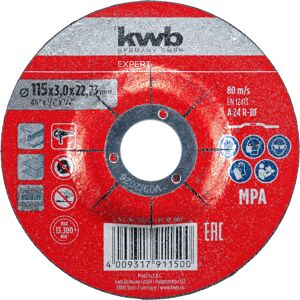 Gewebetrennscheibe für Metall gekröpft Ø 115 x 3 mm