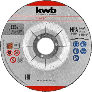 Gewebetrennscheiben-Set für Stein gekröpft 5-teilig Ø 125 x 3 mm