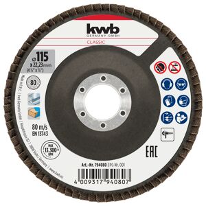 Lamellenschleifteller Korund Ø 115 mm K80