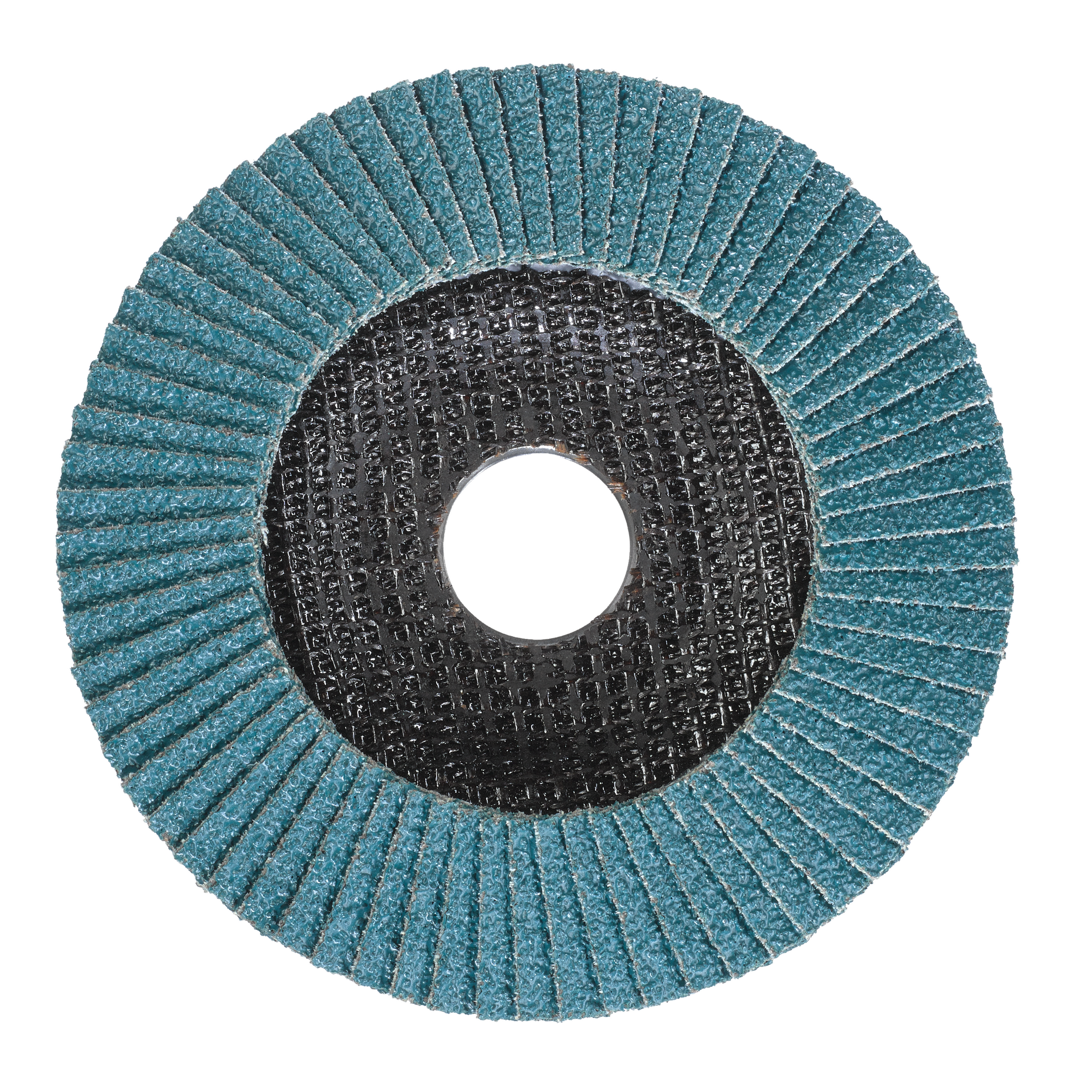 Lamellenschleifteller Zirkon mit Glasfasergewebe für Metall Ø 115 mm K40