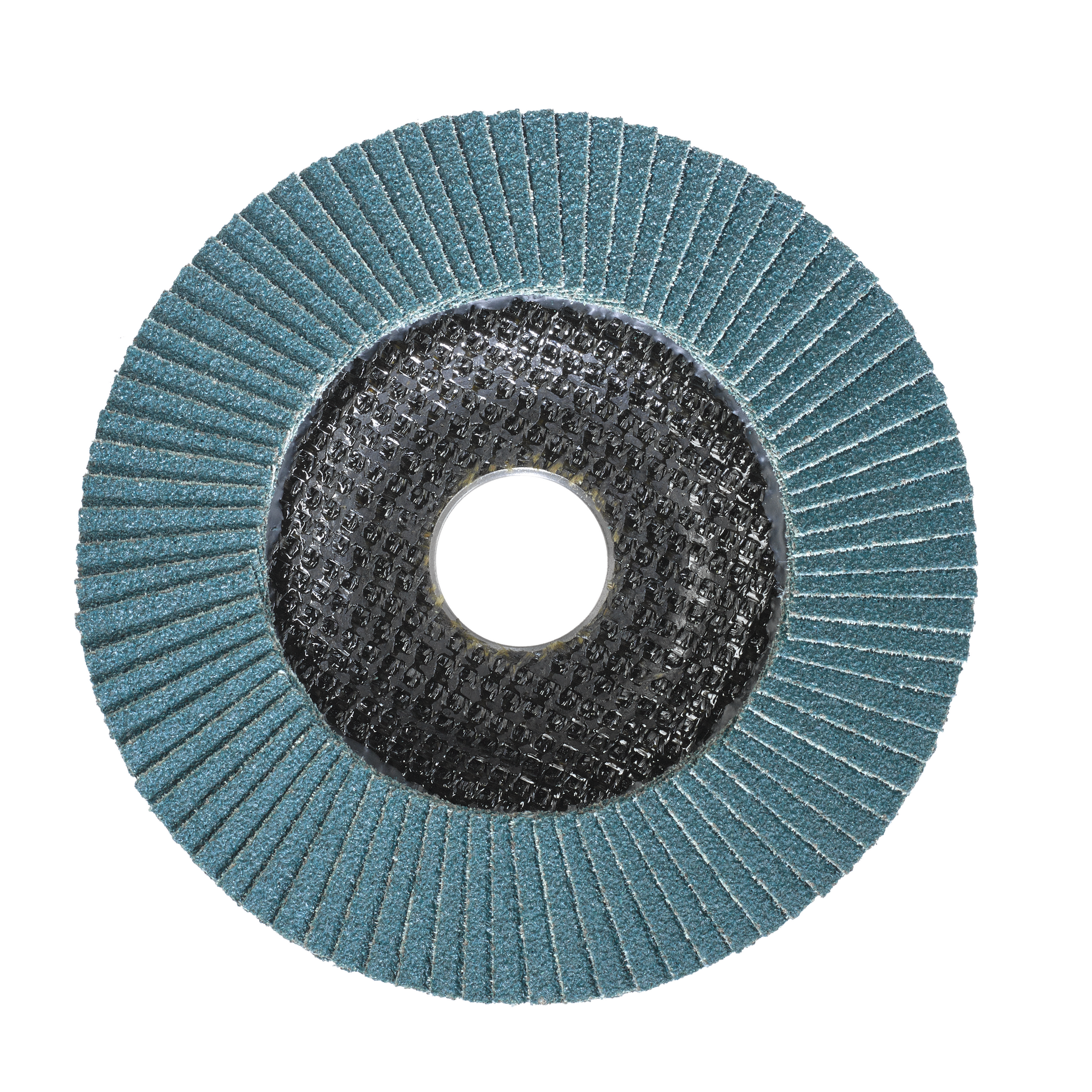 Lamellenschleifteller Zirkon mit Glasfasergewebe für Metall Ø 115 mm K60