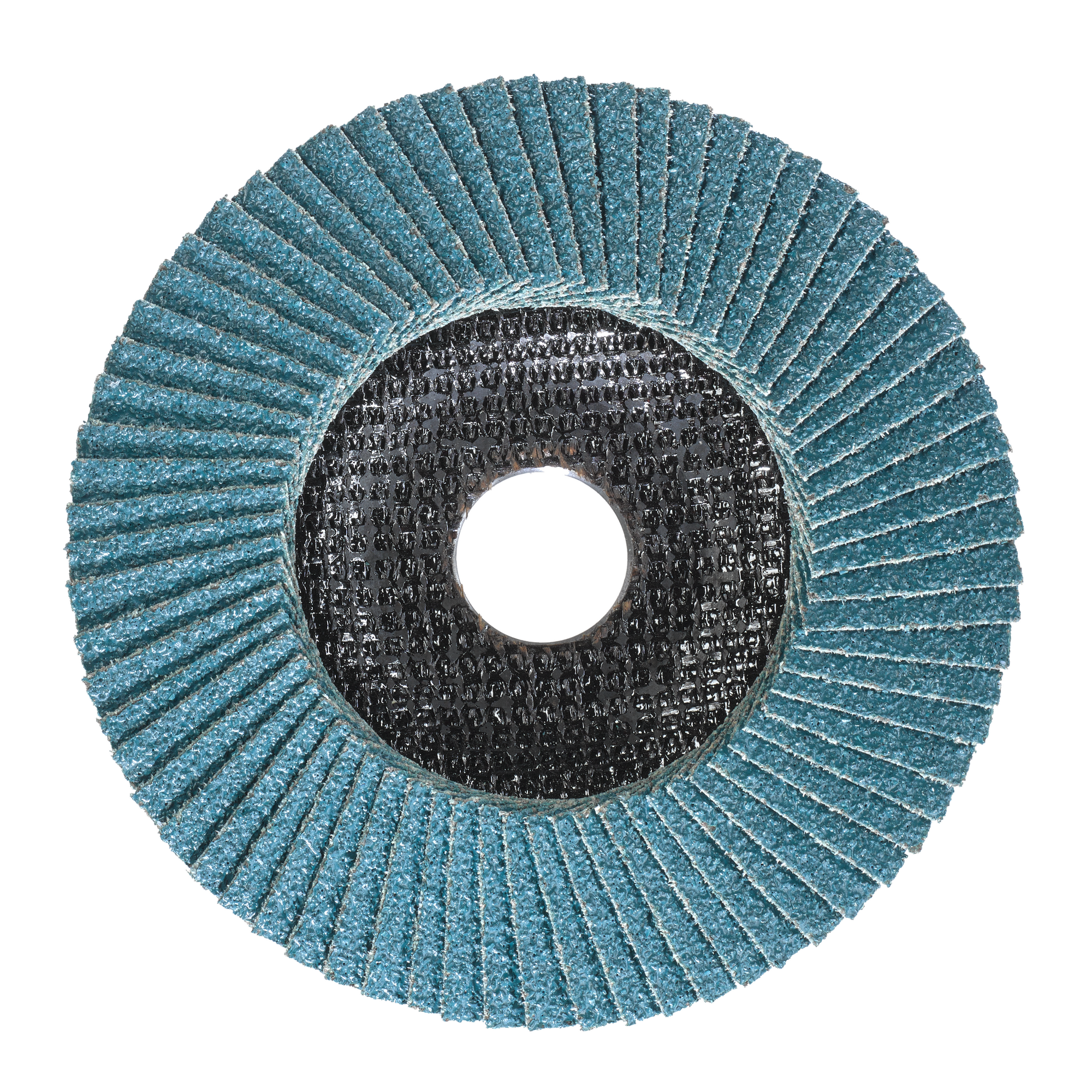 Lamellenschleifteller Zirkon mit Glasfasergewebe für Metall Ø 125 mm K40