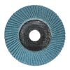 Lamellenschleifteller Zirkon mit Glasfasergewebe für Metall Ø 125 mm K40