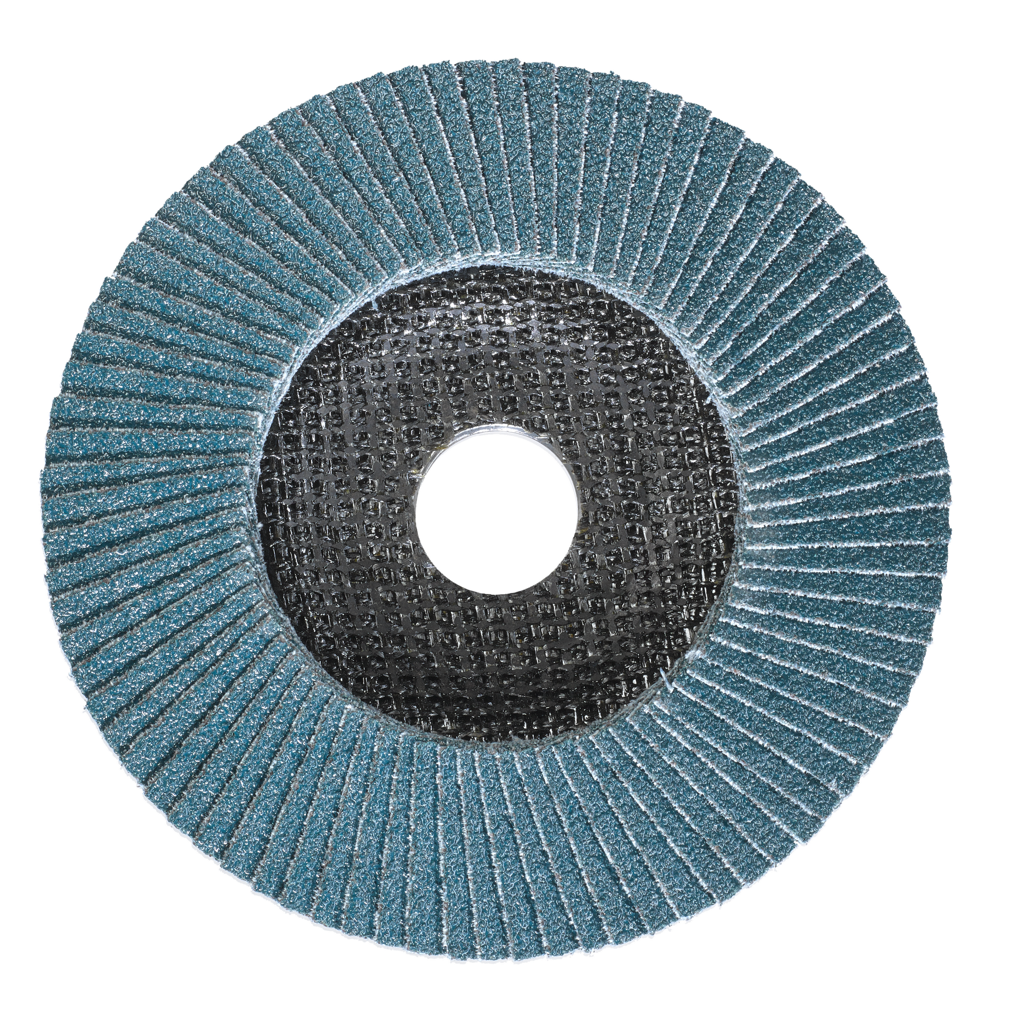 Lamellenschleifteller Zirkon mit Glasfasergewebe für Metall Ø 125 mm K60