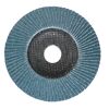 Lamellenschleifteller Zirkon mit Glasfasergewebe für Metall Ø 125 mm K60