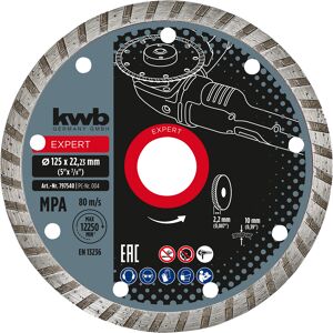 Diamant-Trennscheibe mit Turborand für Trockenschliff Ø 125 x 1,2 mm