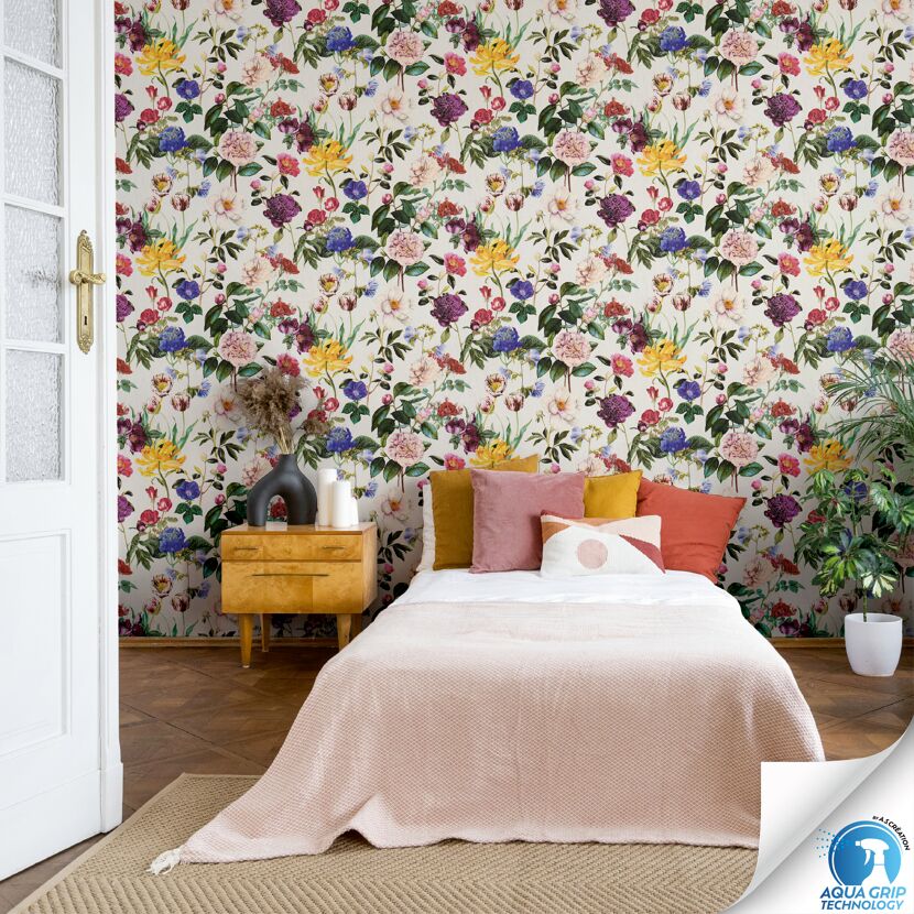 Vliestapete 'Wow' Floral' bunt 10,05 x 0,53 m