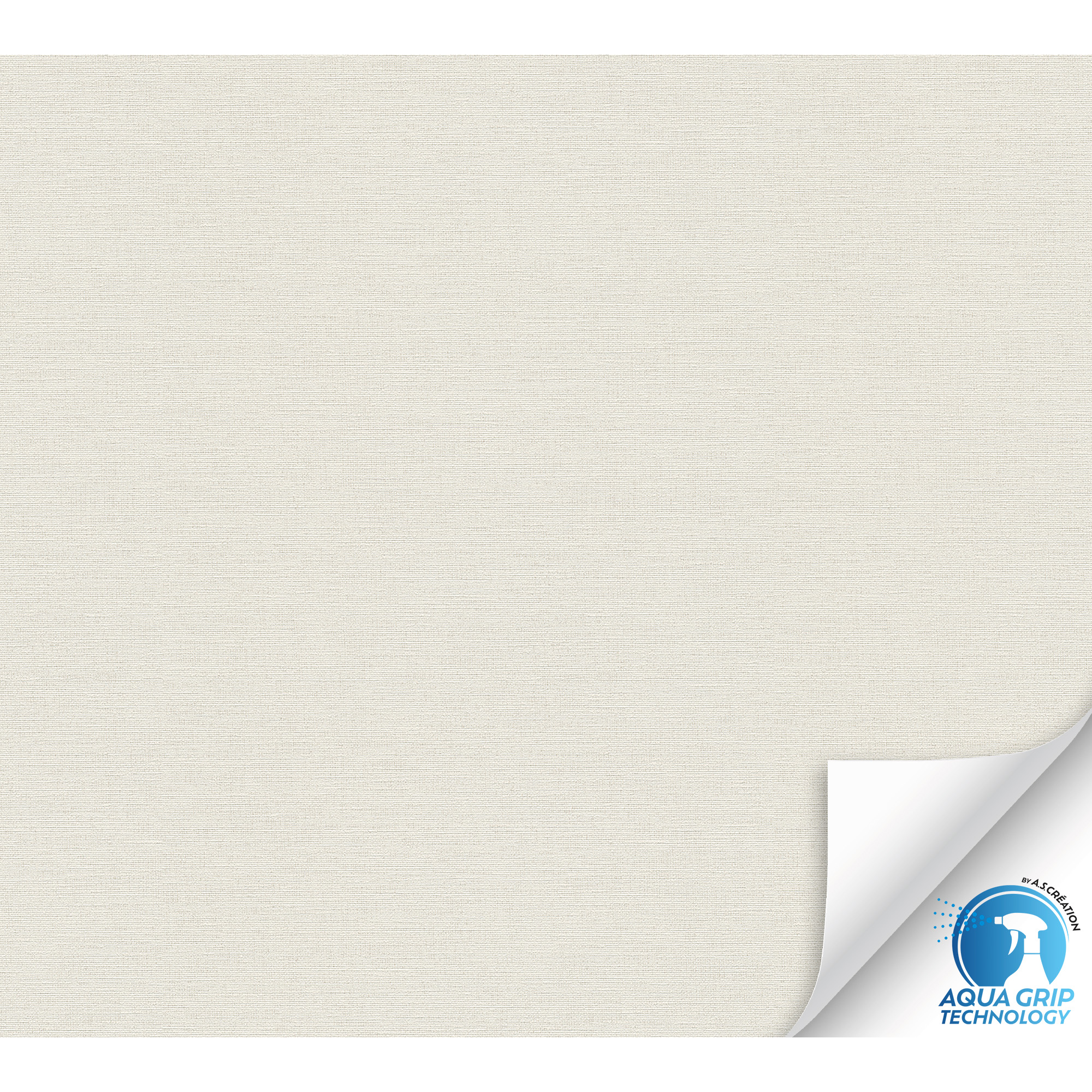 Vliestapete 'Wow' Uni cremefarben 10,05 x 0,53 m