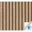Vliestapete 'Wow' Holzpaneel braun 10,05 x 0,53 m