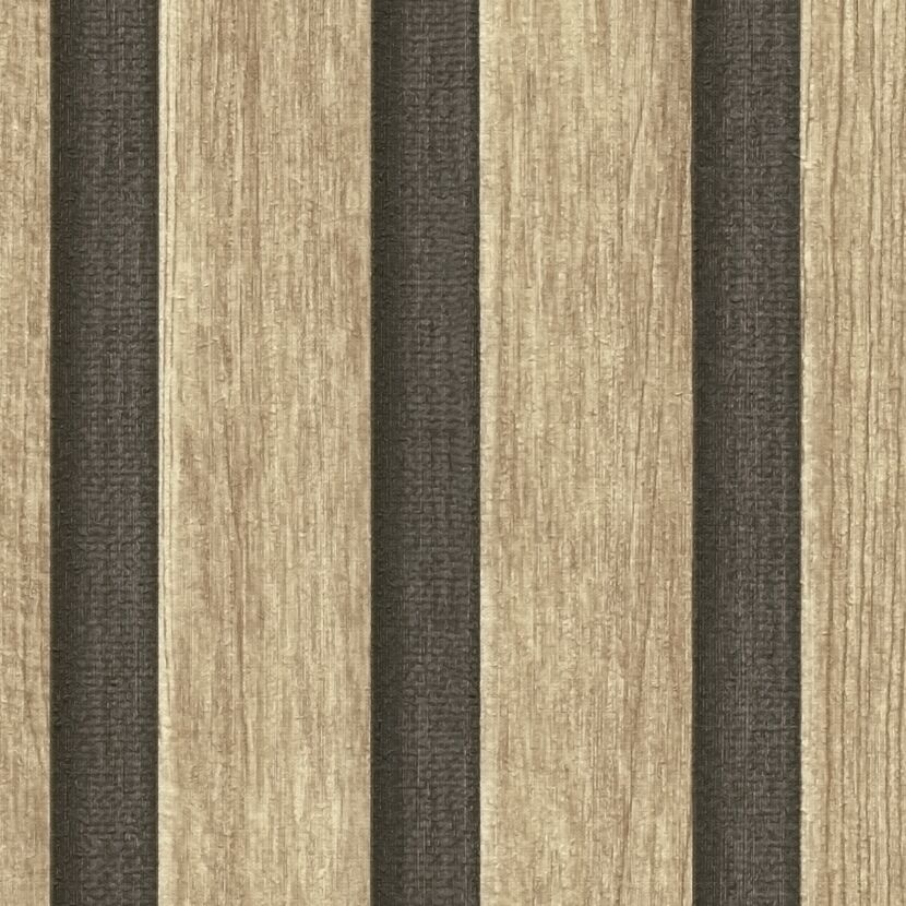 Vliestapete 'Wow' Holzpaneel braun 10,05 x 0,53 m