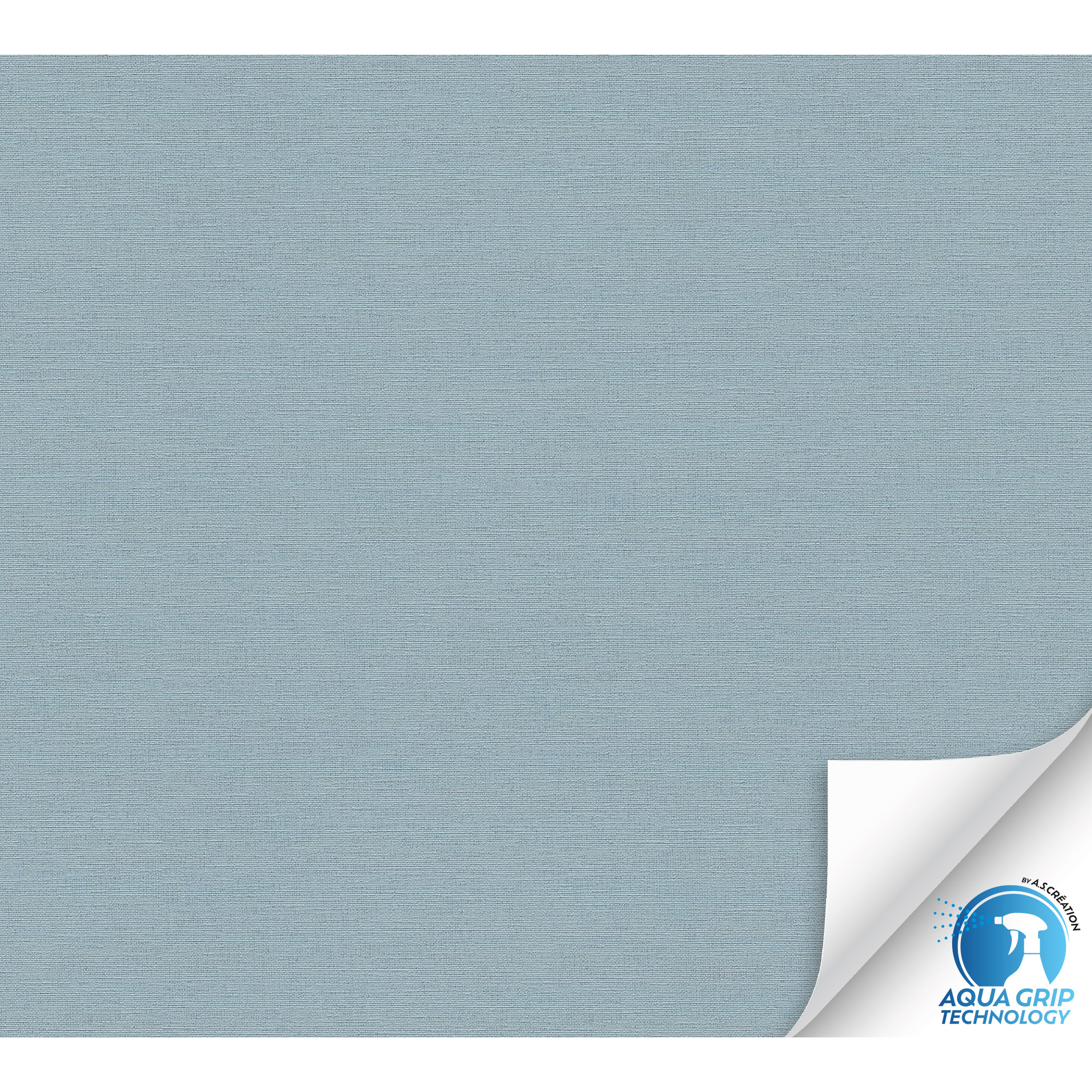 Vliestapete 'Wow' Uni blau 10,05 x 0,53 m
