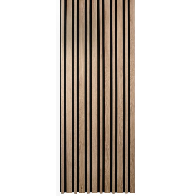 Akustikpaneel 3D 'Amalfi' Eiche 2400 x 561 x 25 mm