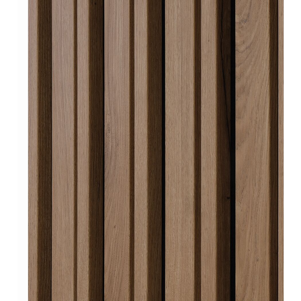 Akustikpaneel 3D 'Amalfi' Eiche 2400 x 561 x 25 mm