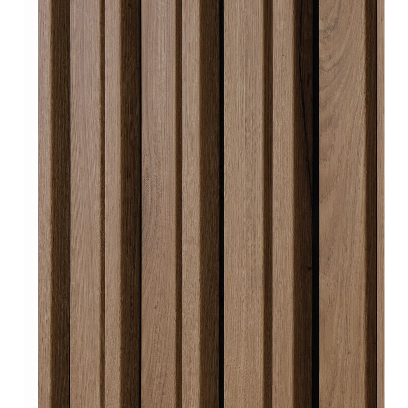 Akustikpaneel 3D 'Amalfi' Eiche 2400 x 561 x 25 mm