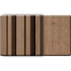 Akustikpaneel 3D 'Amalfi' Eiche 2400 x 561 x 25 mm