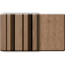 Akustikpaneel 3D 'Amalfi' Eiche 2400 x 561 x 25 mm
