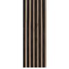 Akustikpaneel 3D 'Amalfi' Eiche/anthrazit 2400 x 561 x 25 mm