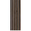 Akustikpaneel 3D 'Amalfi' Eiche/anthrazit 2400 x 561 x 25 mm