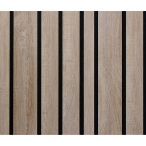 Akustikpaneel 3D Andorra Eiche natur 2400 x 561 x 19 mm