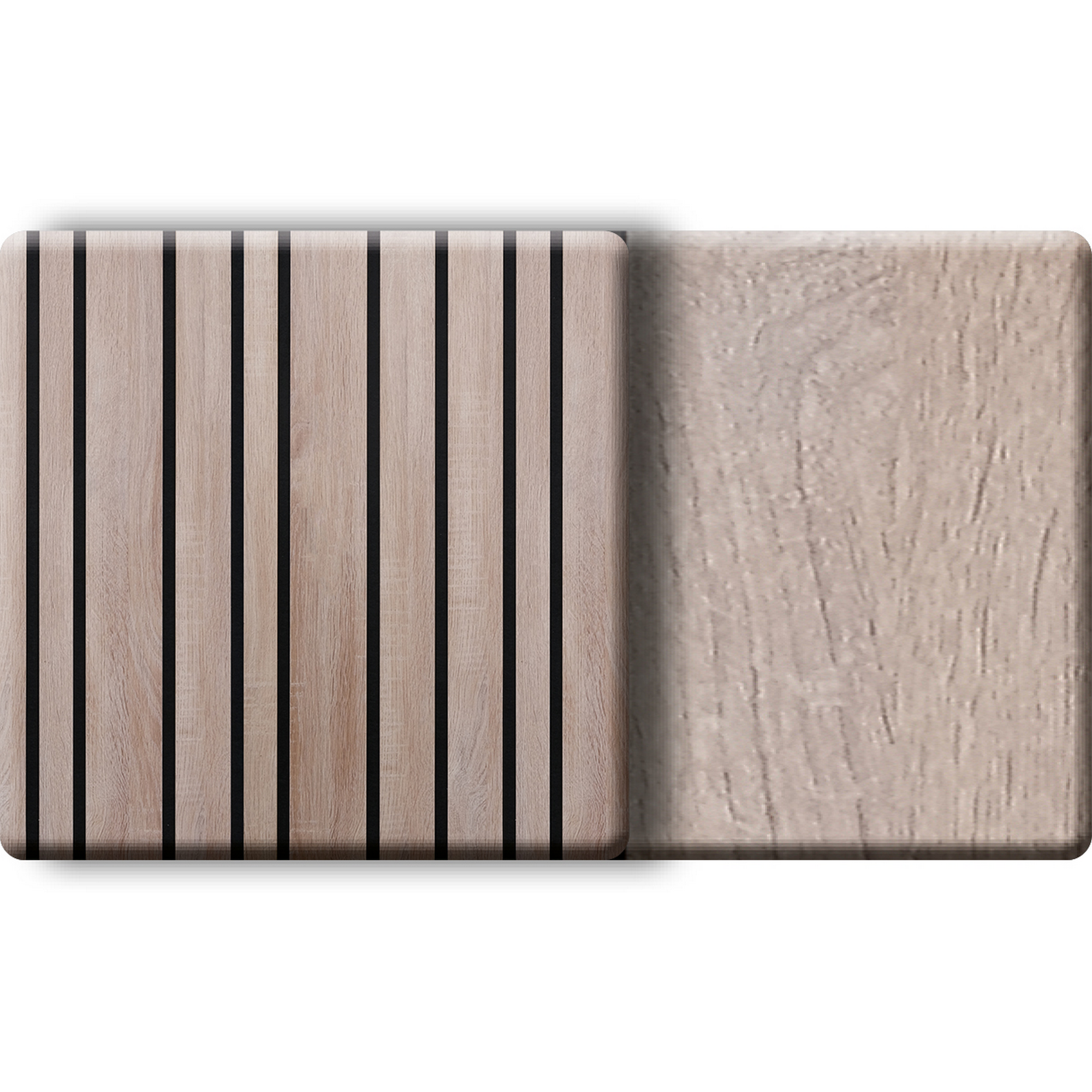 Akustikpaneel 3D Andorra Eiche natur 2400 x 561 x 19 mm