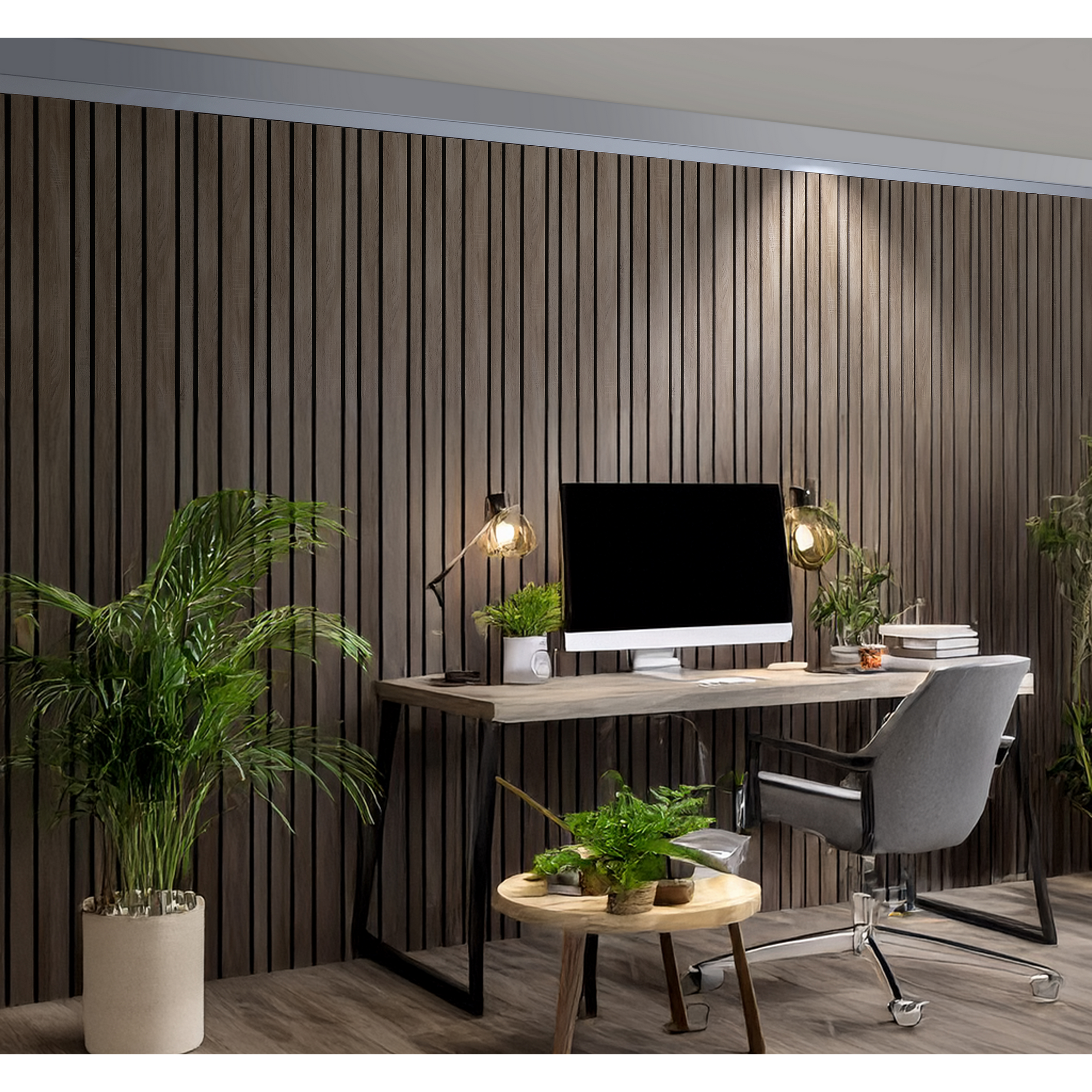 Akustikpaneel 3D Andorra Eiche natur 2400 x 561 x 19 mm