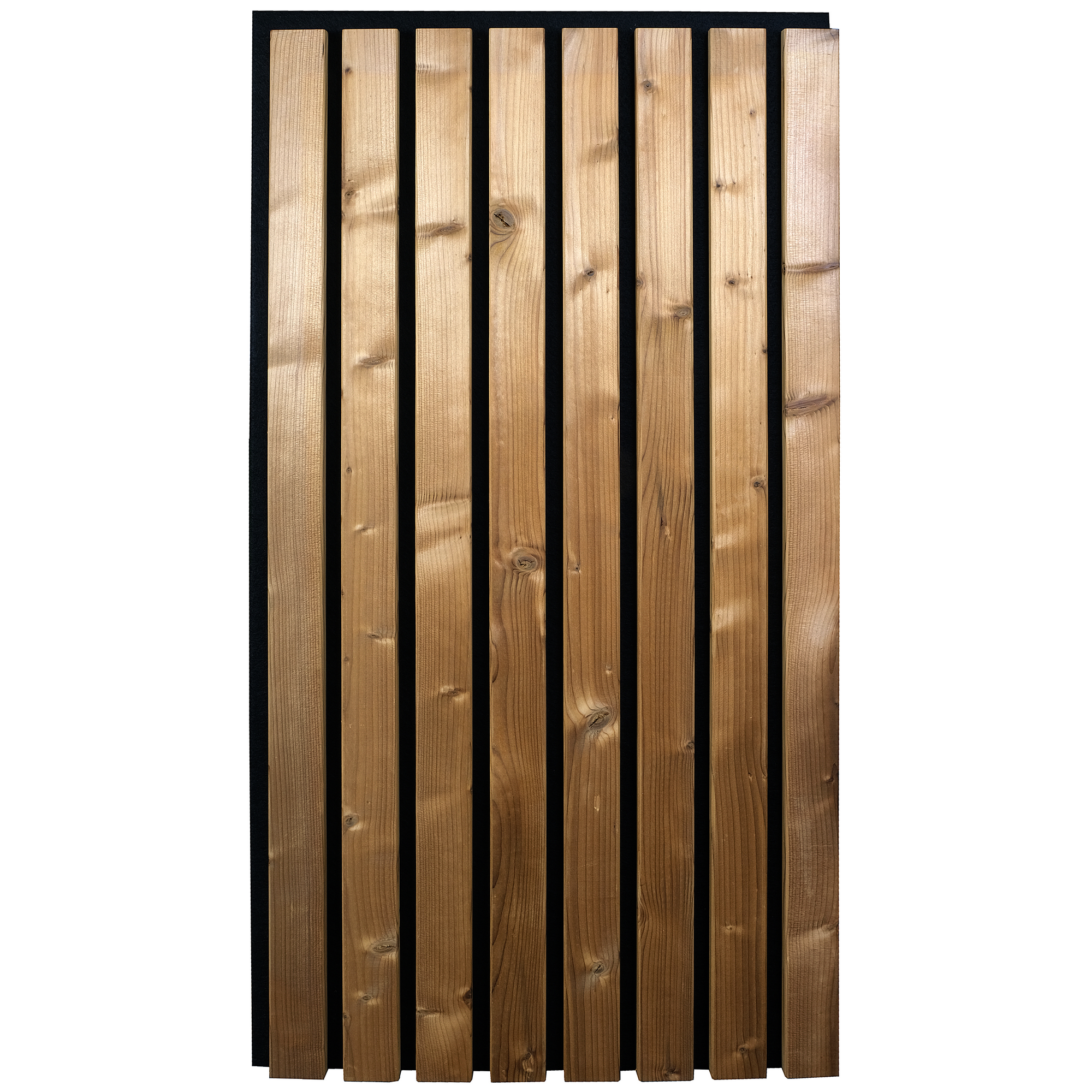 Outdoor-Akustikpaneel 'HydroLine' Thermo-Fichte gehobelte Oberfläche 2400 x 561 x 19 mm