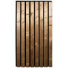 Outdoor-Akustikpaneel 'HydroLine' Thermo-Fichte gehobelte Oberfläche 2400 x 561 x 19 mm