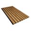 Outdoor-Akustikpaneel 'HydroLine' Thermo-Fichte gehobelte Oberfläche 2400 x 561 x 19 mm