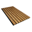 Outdoor-Akustikpaneel 'HydroLine' Thermo-Fichte gehobelte Oberfläche 2400 x 561 x 19 mm