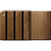 Outdoor-Akustikpaneel 'HydroLine' Thermo-Fichte gehobelte Oberfläche 2400 x 561 x 19 mm