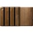 Outdoor-Akustikpaneel 'HydroLine' Thermo-Fichte gehobelte Oberfläche 2400 x 561 x 19 mm