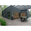 Outdoor-Akustikpaneel 'HydroLine' Thermo-Fichte gehobelte Oberfläche 2400 x 561 x 19 mm