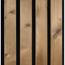 Outdoor-Akustikpaneel 'HydroLine' Thermo-Fichte gehobelte Oberfläche 2400 x 561 x 19 mm