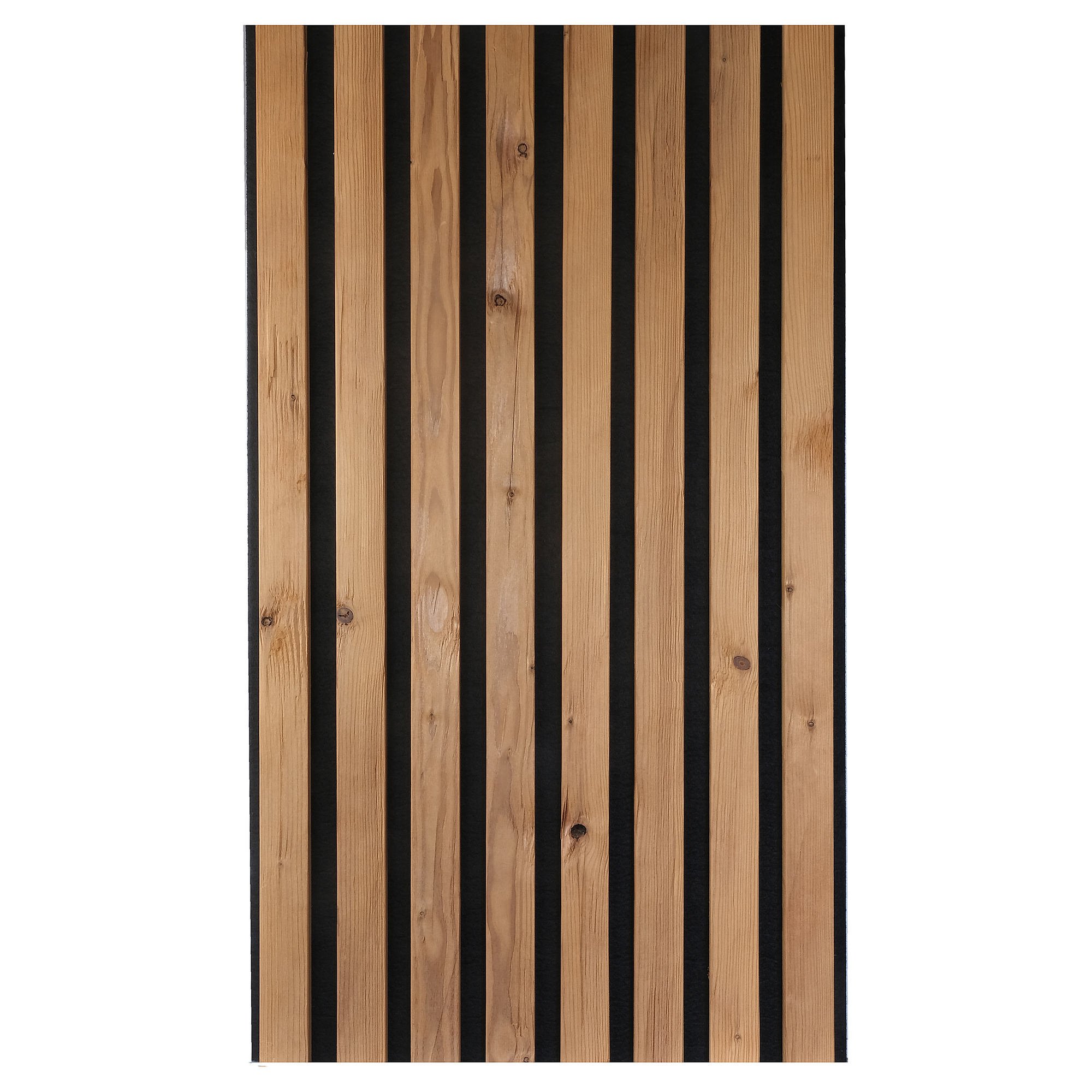 Outdoor-Akustikpaneel 'HydroLine' Thermo-Fichte gehackte Oberfläche 2400 x 561 x 19 mm