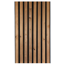 Outdoor-Akustikpaneel 'HydroLine' Thermo-Fichte gehackte Oberfläche 2400 x 561 x 19 mm