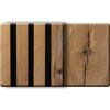 Outdoor-Akustik-Paneel 'HydroLine' Thermo Fichte gehackt  2400 x 561 x 19 mm