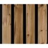 Outdoor-Akustik-Paneel 'HydroLine' Thermo Fichte gehackt  2400 x 561 x 19 mm
