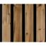 Outdoor-Akustik-Paneel 'HydroLine' Thermo Fichte gehackt  2400 x 561 x 19 mm