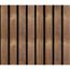 Outdoor-Akustikpaneel 'HydroLine' Thermo-Fichte marone geölt 2380 x 561 x 25 mm