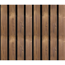 Outdoor-Akustikpaneel 'HydroLine' Thermo-Fichte marone geölt 2400 x 561 x 19 mm