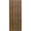 Outdoor-Akustikpaneel 'HydroLine' Thermo-Fichte marone geölt 2380 x 561 x 25 mm