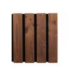 Outdoor-Akustikpaneel 'HydroLine' Thermo-Fichte marone geölt 2380 x 561 x 25 mm