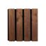 Outdoor-Akustikpaneel 'HydroLine' Thermo-Fichte marone geölt 2380 x 561 x 25 mm