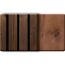 Outdoor-Akustikpaneel 'HydroLine' Thermo-Fichte marone geölt 2380 x 561 x 25 mm