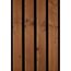 Outdoor-Akustikpaneel 'HydroLine' Thermo-Fichte marone geölt 2380 x 561 x 25 mm